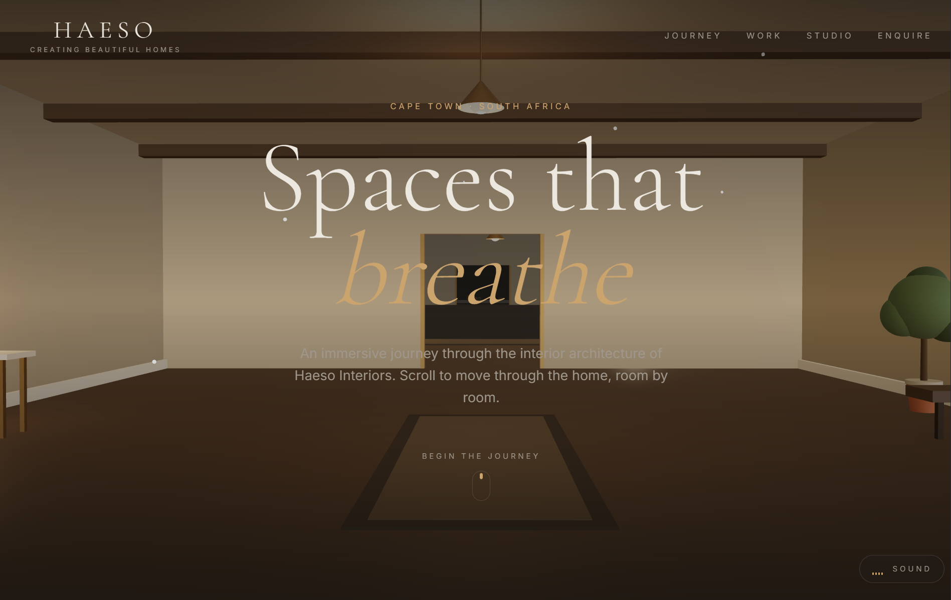 Haeso Interiors website preview